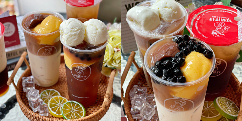 【台南美食】炎炎夏日來杯紅茶三兄弟！波霸、布丁、冰淇淋一次滿足《紅茶洋行》 |台南飲料| |東區美食|
