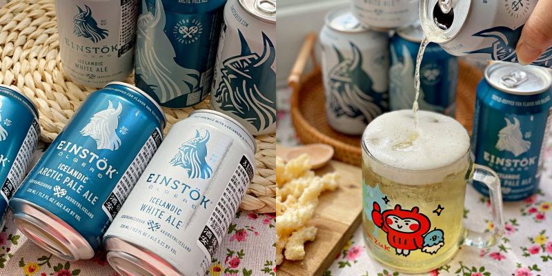 【全聯美食】來自冰島的精釀啤酒品牌《冰島Einstök啤酒》白艾爾全聯上市 |IG打卡||啤酒推薦|