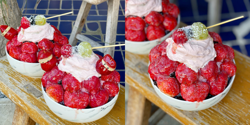 【台南美食】心串串心碰碰臉兒紅！卡哇伊的草莓串串冰來了！《清水堂旗艦店》|台南冰品| |台南小吃|