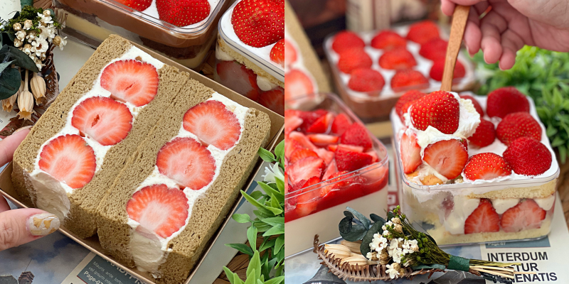冬季草莓大餐來啦！鮮嫩欲滴的草莓甜點我要吃光光～《食光飛逝》 |甜食分享| |甜點工作室| |草莓甜點|